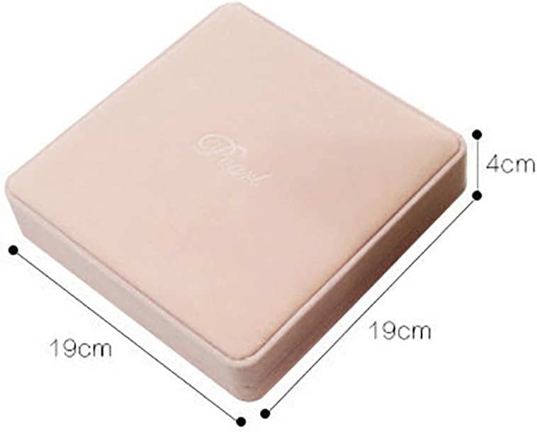 Caja de exhibición para collar y pulsera de terciopelo