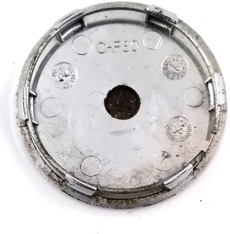 Tapa central cromada logotipo negro 60mm