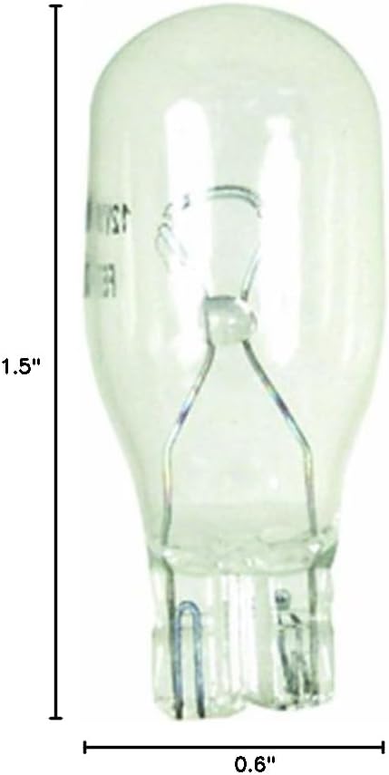 Bombilla halógena T5 18W 2800K blanco brillante 1.5"