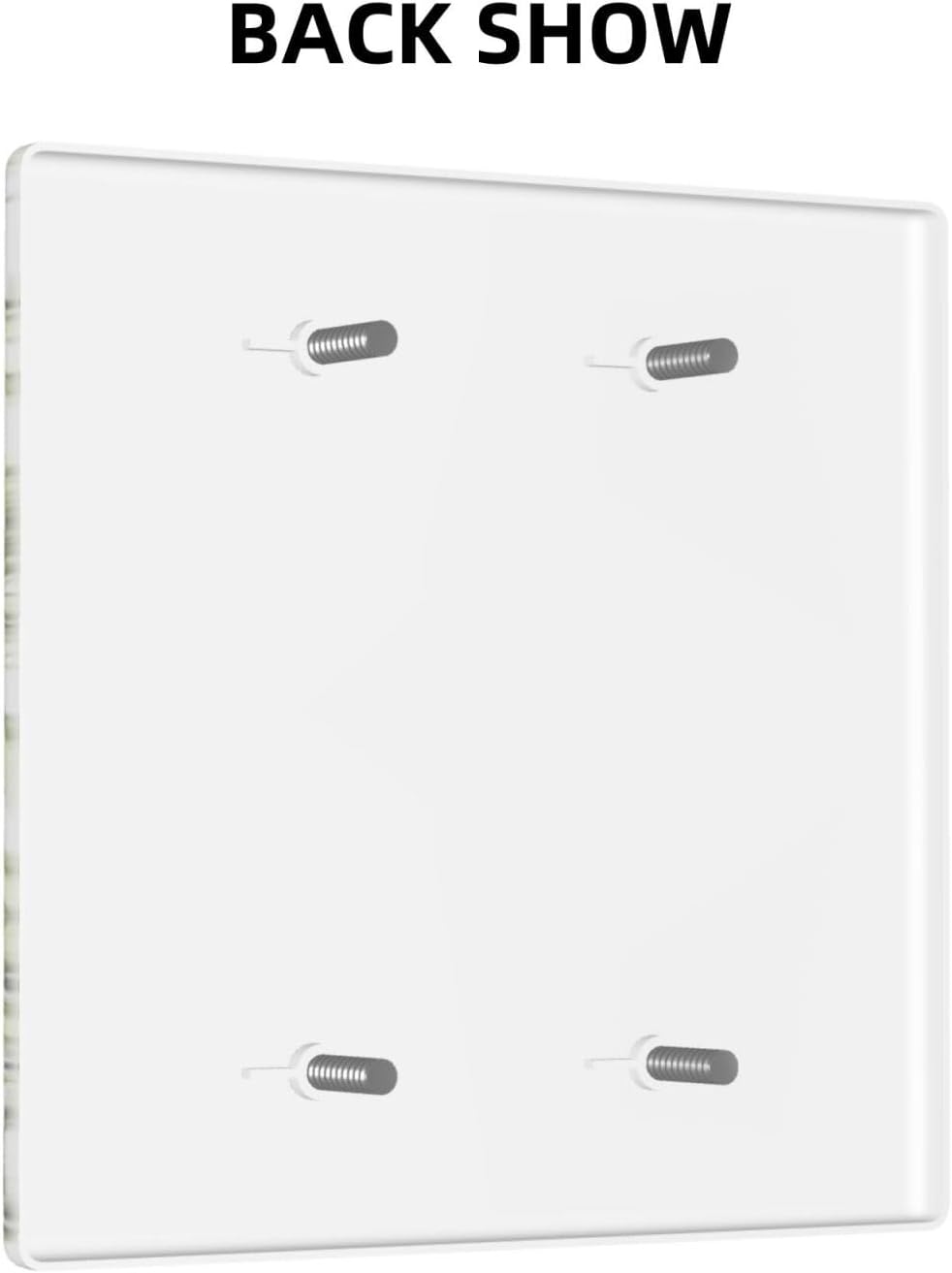 Placas interruptor luz doble con flores baño cocina