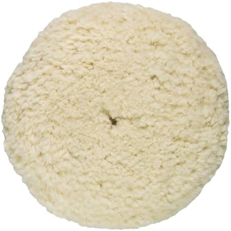 Almohadilla pulido lana rotativa corte pesado blanco