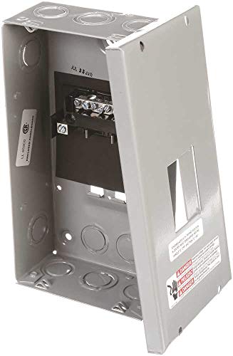Centro carga Siemens 125A 8 espacios 16 circuitos gris