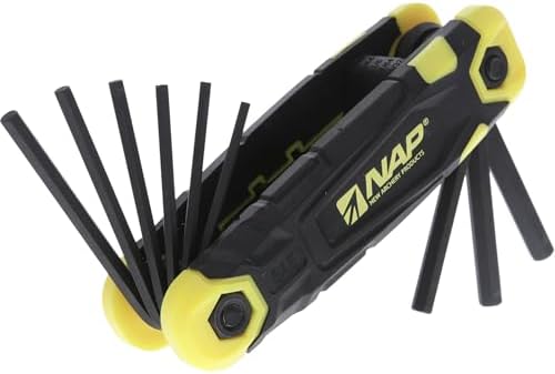 Set llaves de tiro hexagonales acero duradero SAE