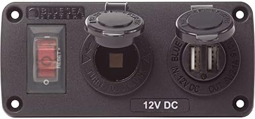 Panel accesorios 12V 15A USB dual 2.1A