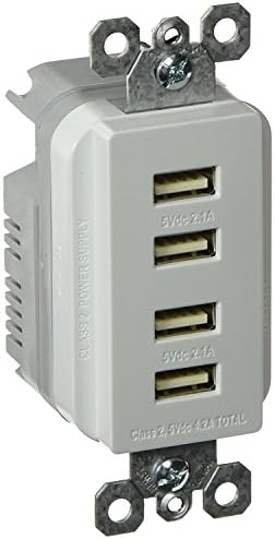 Cargador USB cuádruple 4.2A color blanco