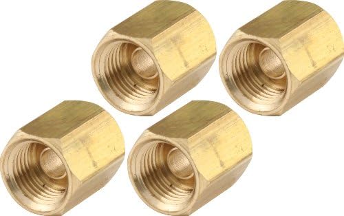 Adaptador freno latón 1/4pulg 4 Uds