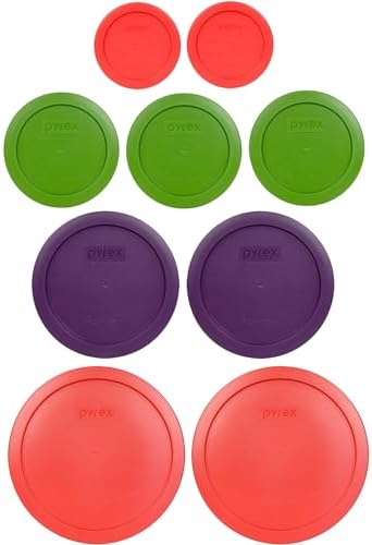 Tapas ajuste a presión sin BPA color rojo para tazas 1-4