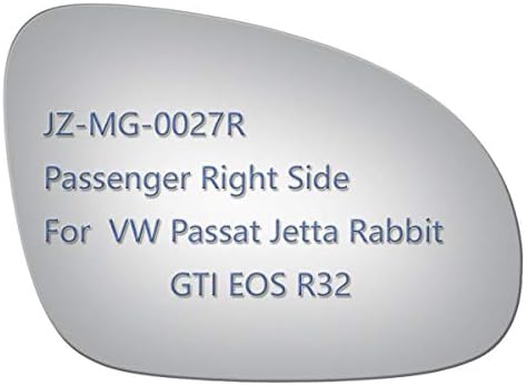 Espejo lateral cristal VW Passat Jetta RH reemplazo retrovisor