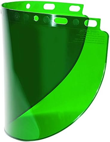 Protector facial color verde oscuro