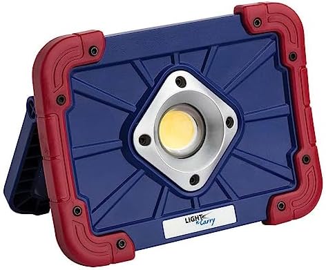 Luz trabajo LED cob recargable 1500 lúmenes 2 baterías