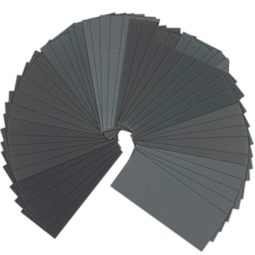Surtido papel lija 90 pzas grano 400-3000 9x3.6pulg