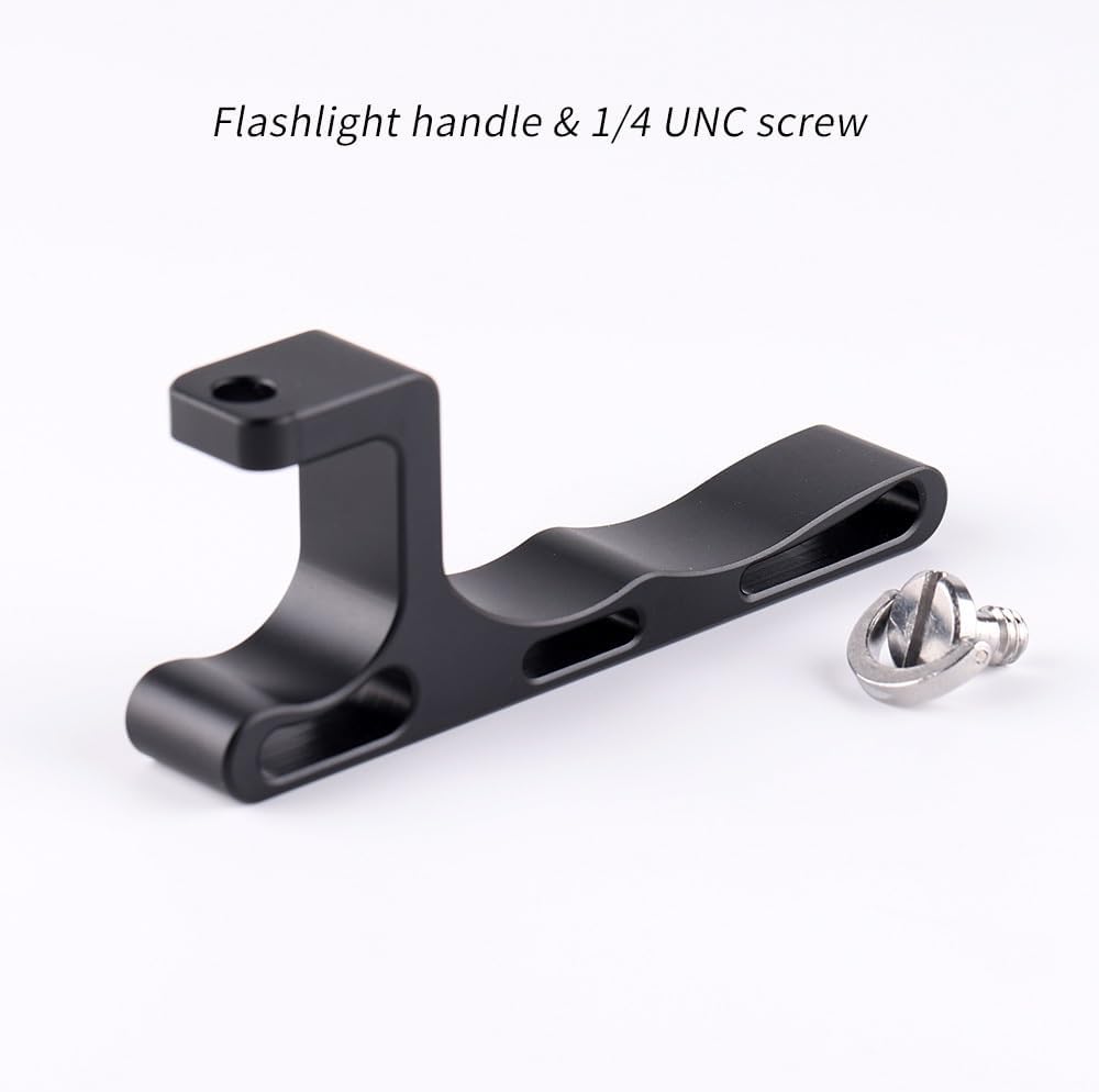 Manija linterna aluminio UNC 1/4 para linterna convoyo 3x21b