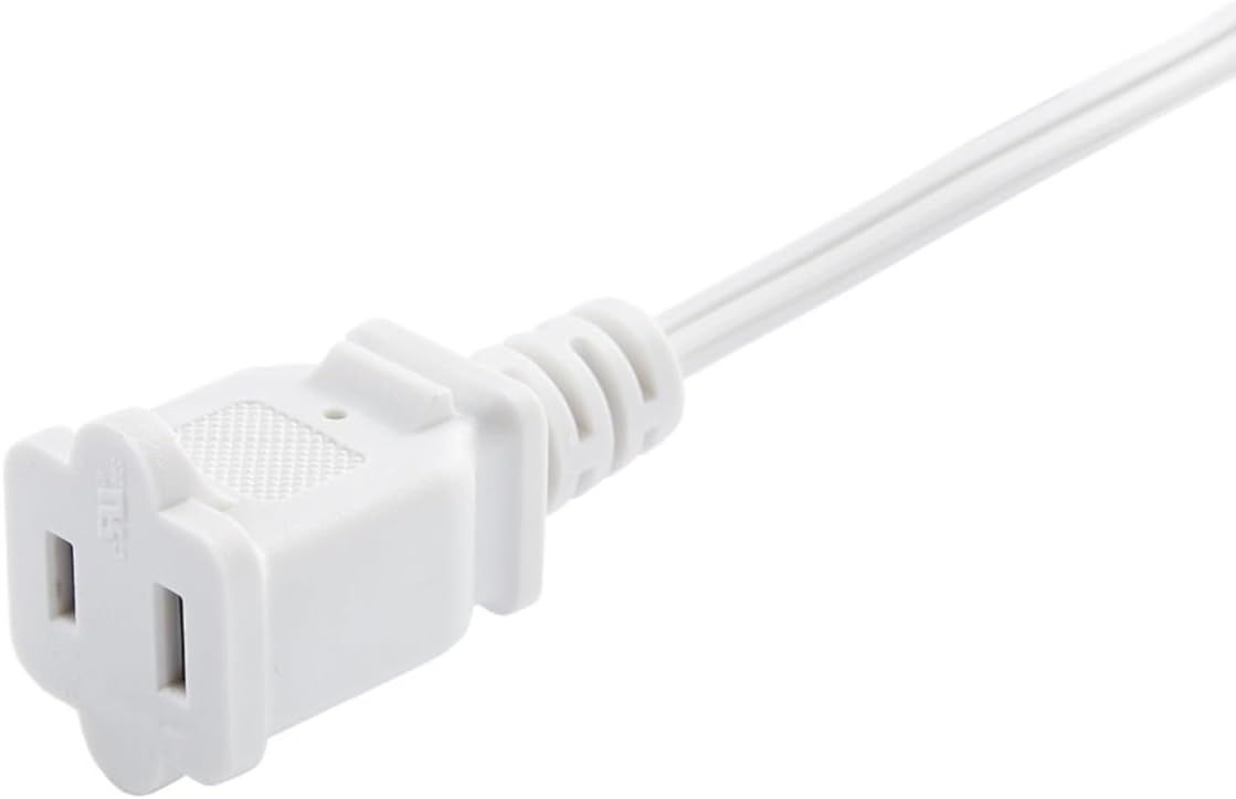 Cable extensión blanco 5ft 13A 125V NEMA 5-15P a 5-15R