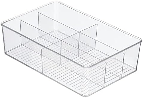 Caja plástico organizadora 6 secciones para despensa