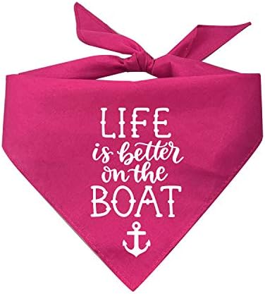 Bandana triángulo ajustable algodón 100 rosa intenso