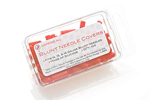 Cubiertas agujas romas rojas para 14-16 (100 pzas)