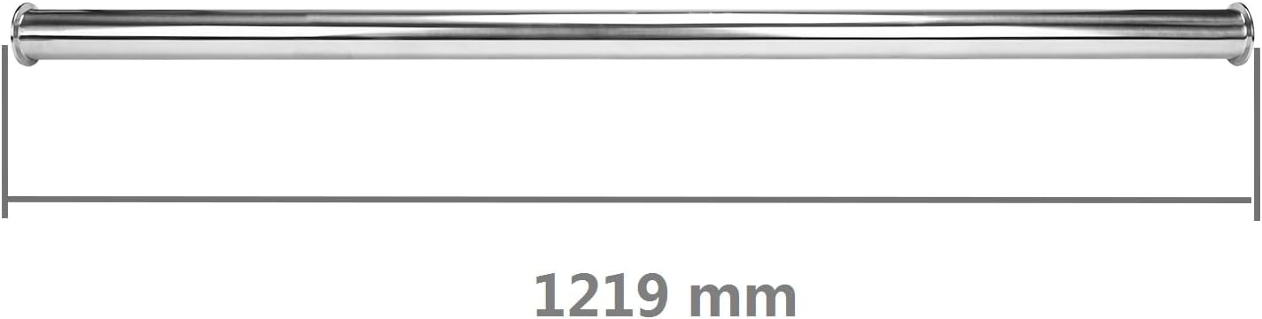 Tubo acero inox 304 con abrazadera triple 5.08cm y reborde