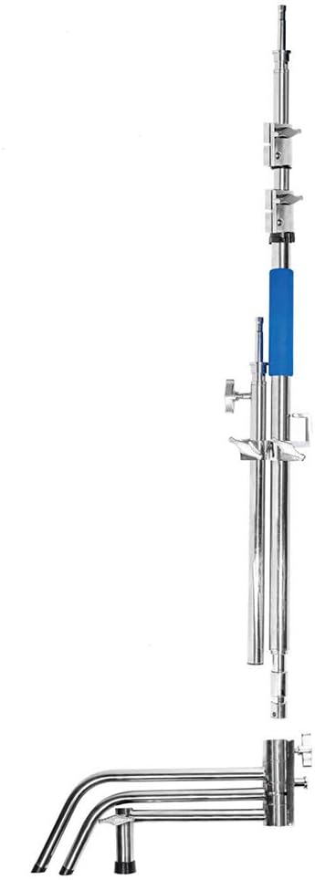 Soporte C acero inox 40 con kit agarre