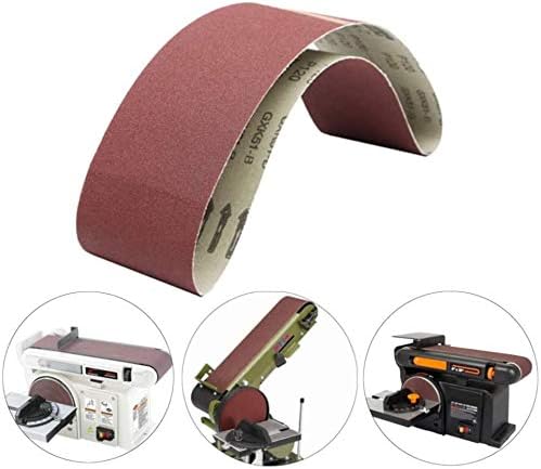 Correas lijado 4x36pulg grano 320-1000 aluminio carpintería