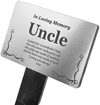 Estaca placa plateado impermeable para tumba y plantas