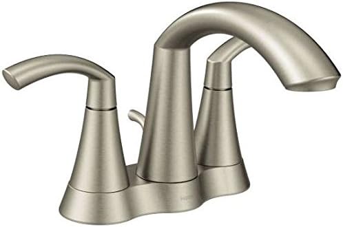 Llaves baño arco alto 6172BN níquel cepillado