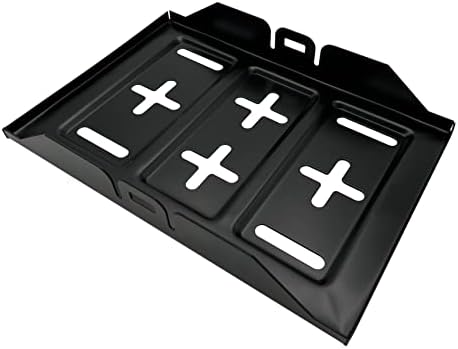 Bandeja montaje batería metal para motor vehículo negro