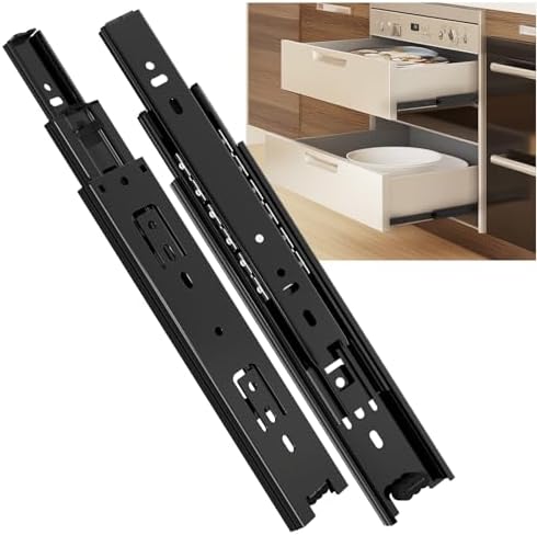 5 Pzas Deslizadores Cajones 10-24" Capacidad 100lb