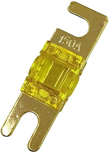 Pack 5 Fusible ANL 150A Chapado Oro para Coche