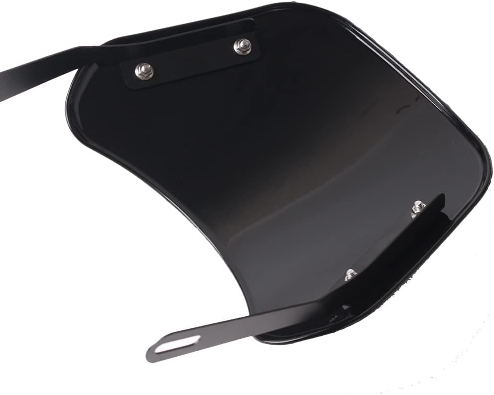 Parabrisas motocicleta antimosquitos deflector viento negro