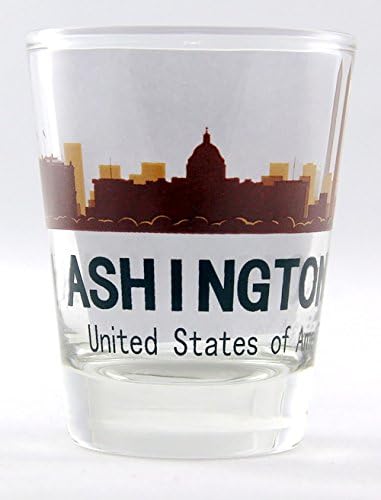 Vaso chupito diseño Washington DC atardecer