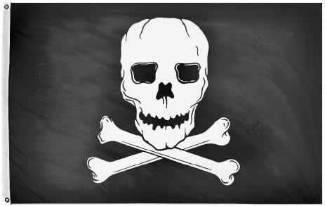 Bandera Jolly Roger nailon 2x3ft modelo 379