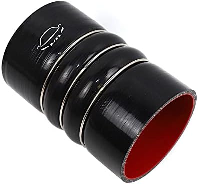 Manguera silicona intercooler 4 capas 3.5" acoplador recto