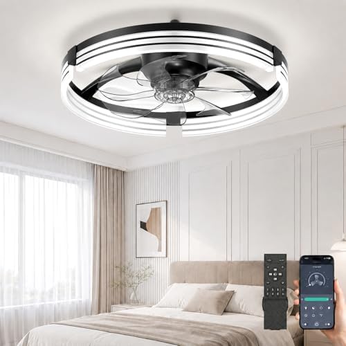Ventilador techo tipo araña 20pulg LED control remoto