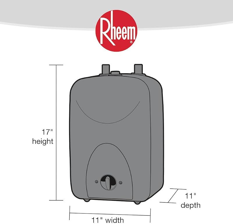 Calentador agua eléctrico mini tanque 2.5gal