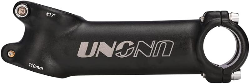 Vástago manillar bicicleta MTB 2.756pulg 17 grados negro