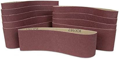 Papel lija grano 80 3x18pulg set 10