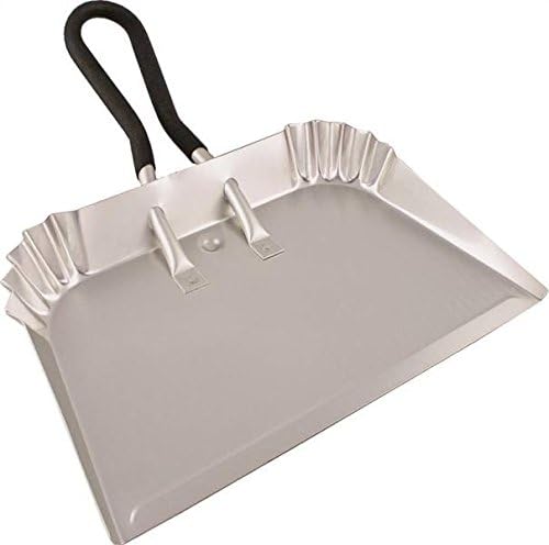 Recogedor aluminio 17pulg mango goma resistente