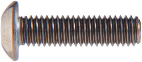 Tornillo casquillo botón 1/4-20x2 pulg acero inox set 8
