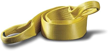 Correa nailon cabrestante 15 toneladas 4pulg x8ft amarillo