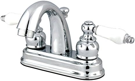 Grifo baño central 4pulg cromo pulido