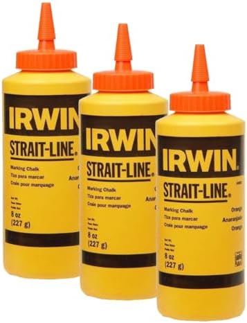 Tiza marcado alta visibilidad naranja 8oz set 3