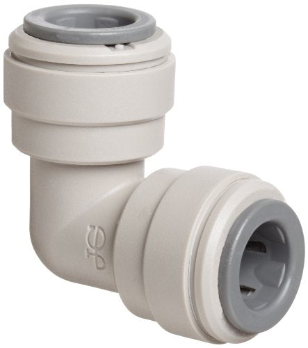 Conector tubo presión copolímero acetal codo 10 pzas blanco