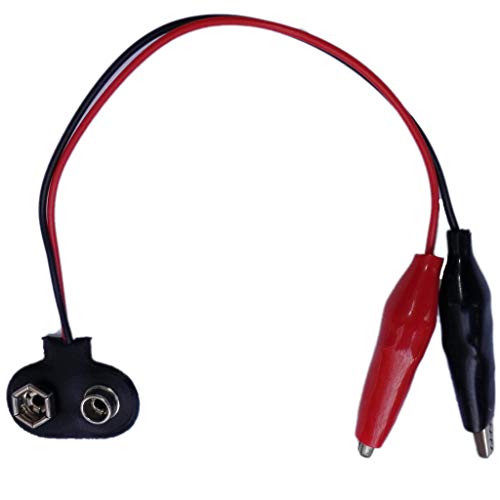 Cable adaptador 9V a pinzas cocodrilo tipo T set 3