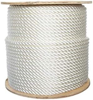 Cuerda nailon 3/8pulg trenzada poliéster multiusos