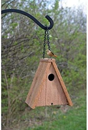 Casa Wren de Cedro con Marco para Jardín y Pájaro