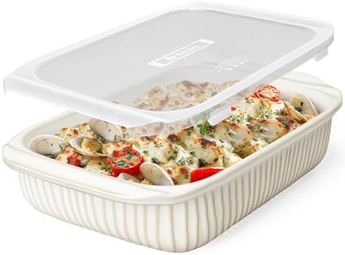 Molde Horno 5.1qt Cazuela Sopa 38oz Con Asas Tapas