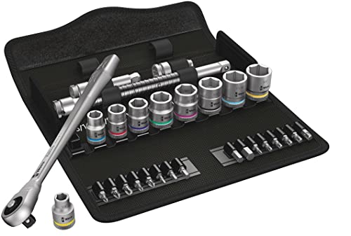 Set trinquete metal cuadrado empuje 3/8 imperial 29 pzas