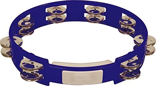 Pandereta 10pulg colores verdaderos azul cobalto