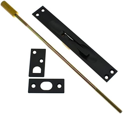 Perno extensión latón 11-3/4 pulg émbolo negro mate