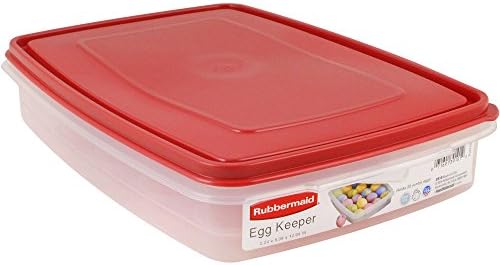 Rejilla organizadora sartenes y huevos rojo